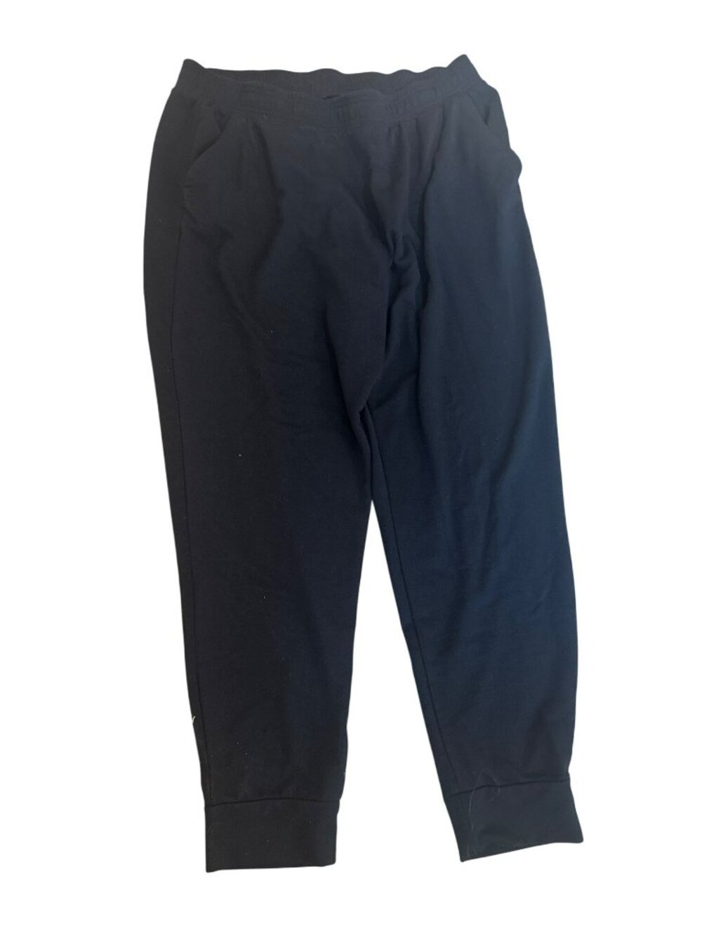 Eddie Bauer Womens XL Black Lounge Pants Elastic Waist Tapered Leg Comfortable